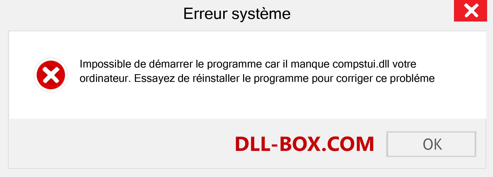 Le fichier compstui.dll est manquant ?. Télécharger pour Windows 7, 8, 10 - Correction de l'erreur manquante compstui dll sur Windows, photos, images